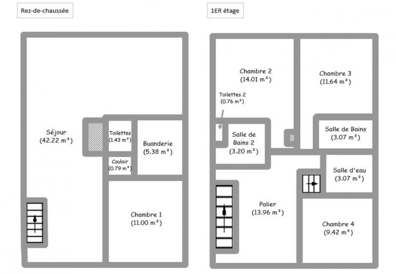 Maison - 149 m² - 7 pièces