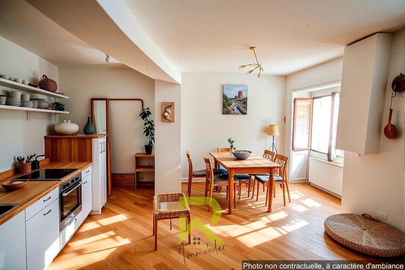 Maison de village - 94 m² - 6 pièces