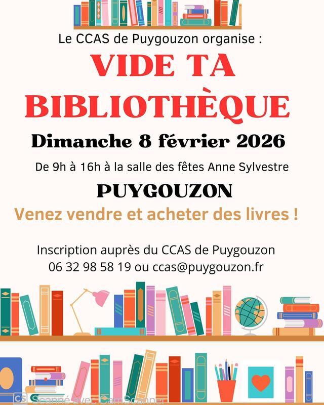 Vide ta bibliothèque