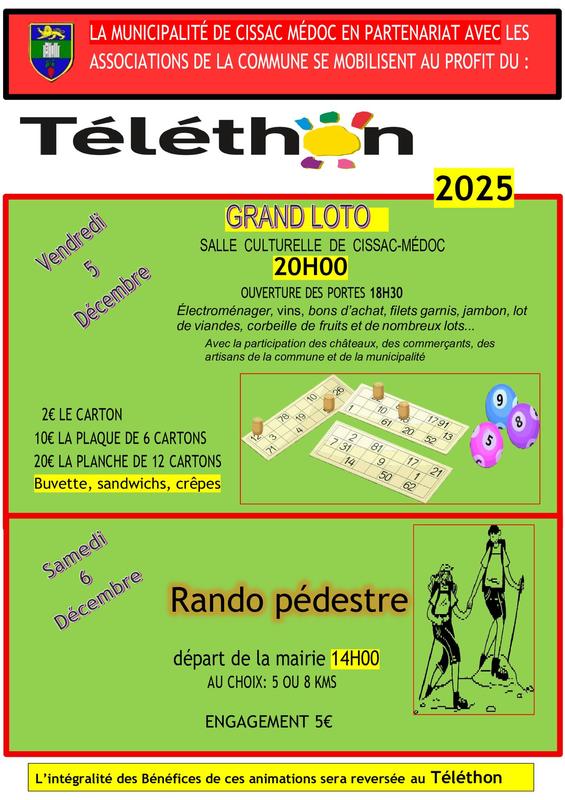 Téléthon Cissac-Médoc
