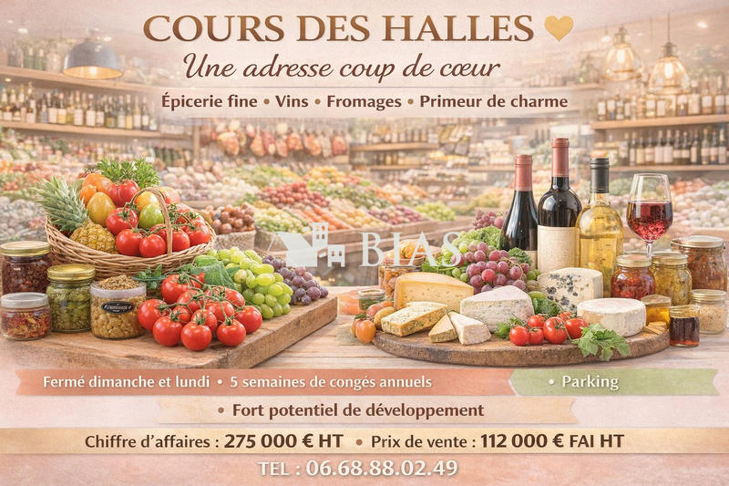 Fonds de commerce - 140 m²