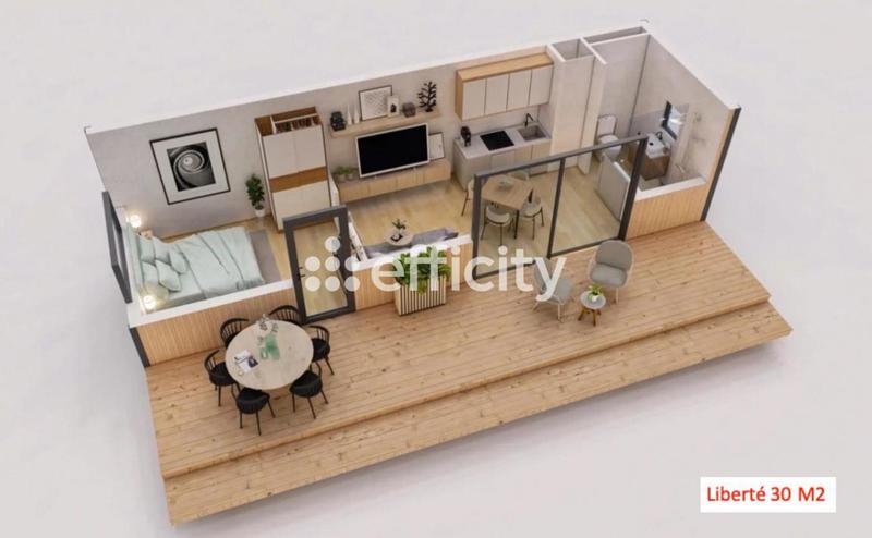 Maison - 15 m² - 1 pièce