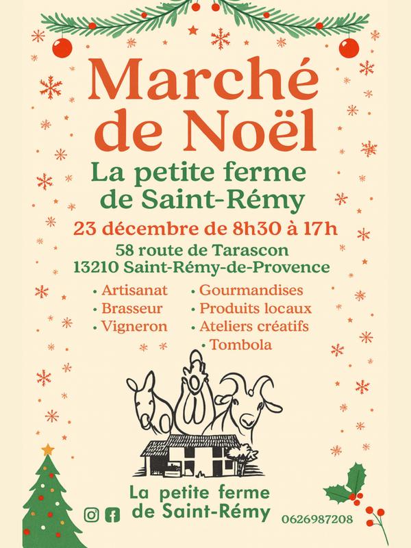 Marché de Noël à la petite ferme de Saint-Rémy