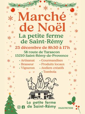 Marché de Noël à la petite ferme de Saint-Rémy