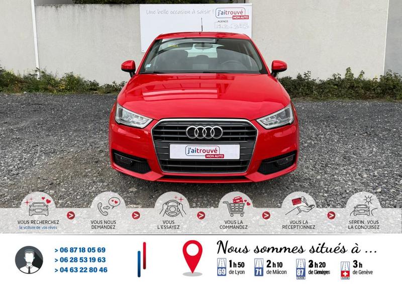 Audi A1 Sportback 1.0 Tfsi 12v 82cv 71 000Km*Véhicule Sous Garantie*Ct Révision Ok *100 Points de Contrôles*Pneus m+S*Sièges Semi-Cuir chauffant*Phares Bi-Xénon*Climatisation*Fixation Isofix*Autoradio Cd/Mp3 (+Commande aux volant) (2 Emplacement Carte Sd)