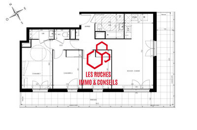 Appartement - 73 m² - 4 pièces