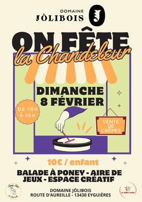 On fête la chandeleur au Domaine Jòlibois