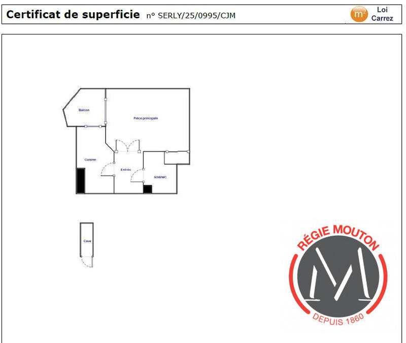 Appartement - 36 m² - 1 pièce