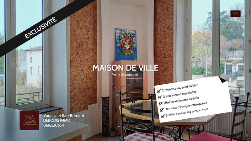 Maison - 160 m² - 5 pièces