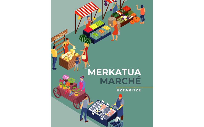 Marché aux produits locaux