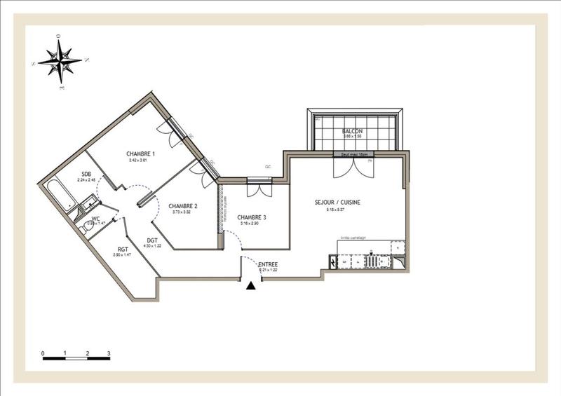 Appartement - 79 m² - 4 pièces