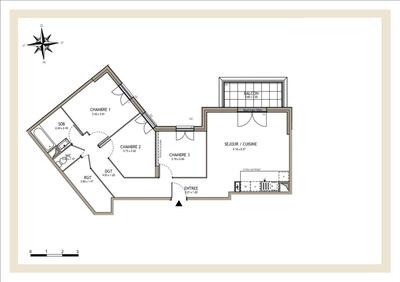 Appartement - 79 m² - 4 pièces