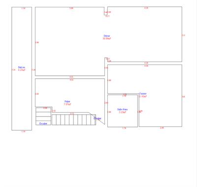 Maison - 107 m² - 5 pièces