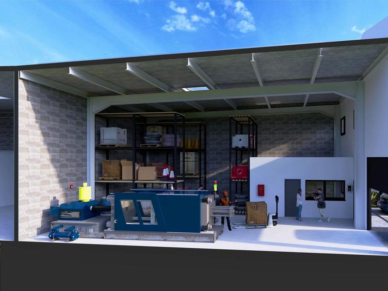 Entrepôt - 180 m²