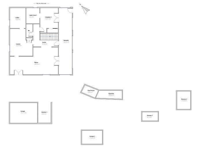 Maison - 135 m² - 6 pièces