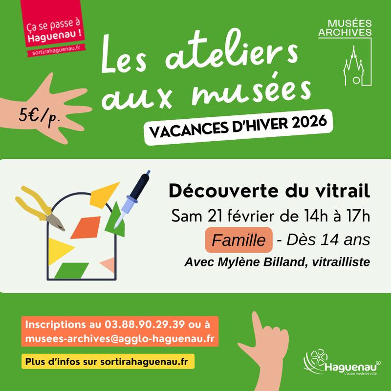 Atelier « Initiation au vitrail »