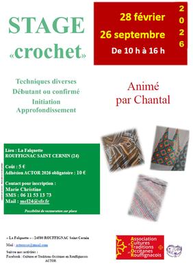 Stage de crochet