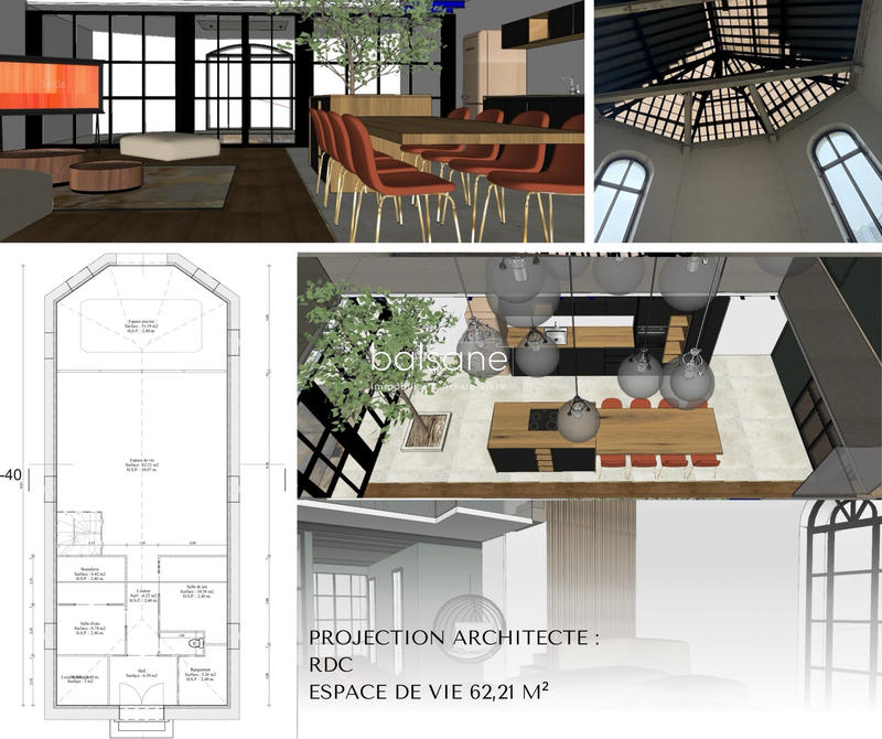 Maison - 177 m² - 1 pièce