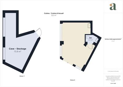 Fonds de commerce - 35 m²