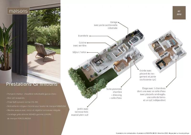 Maison - 140 m² - 5 pièces