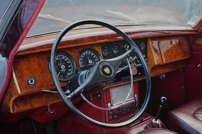 Jaguar Mk II 3.4 Overdrive Gris Argent Cuir Rouge Historique Complet