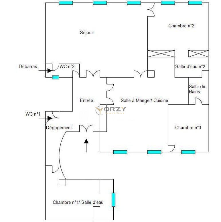 Appartement - 118 m² - 5 pièces