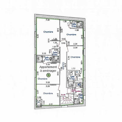 Appartement - 77 m²