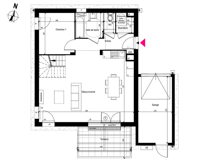 Maison - 120 m² - 4 pièces