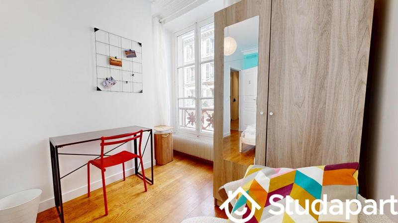 Chambre - 11 m² - 1 pièce