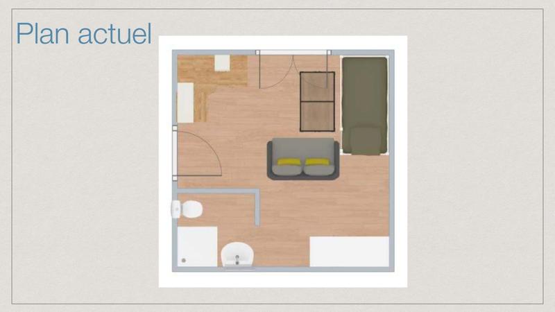 Appartement - 15 m² - 1 pièce