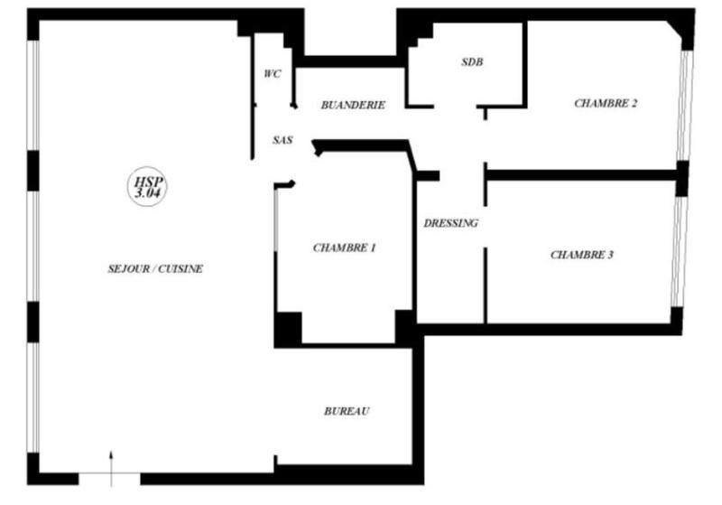 Appartement - 102 m² - 5 pièces