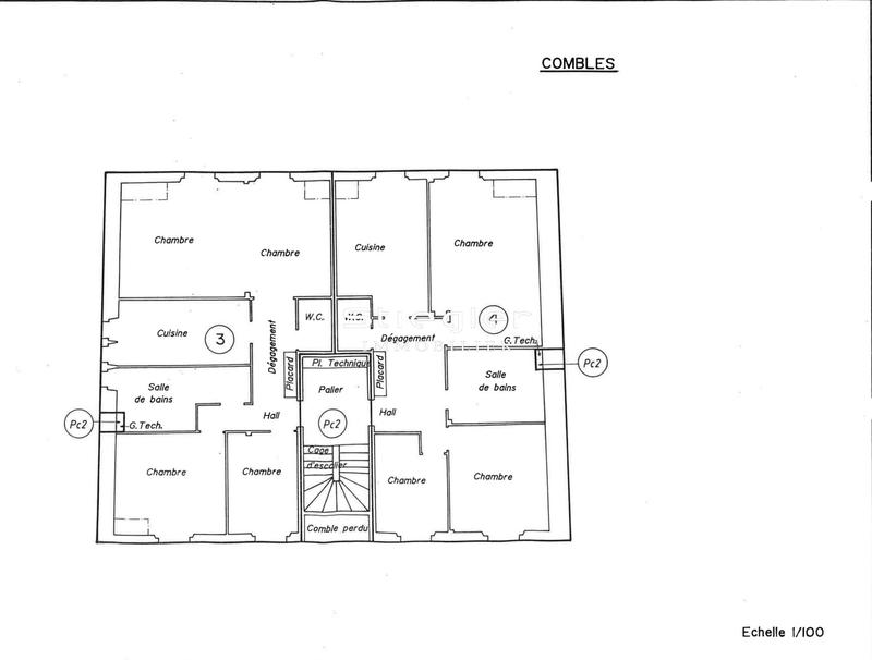 Appartement - 89 m² - 3 pièces