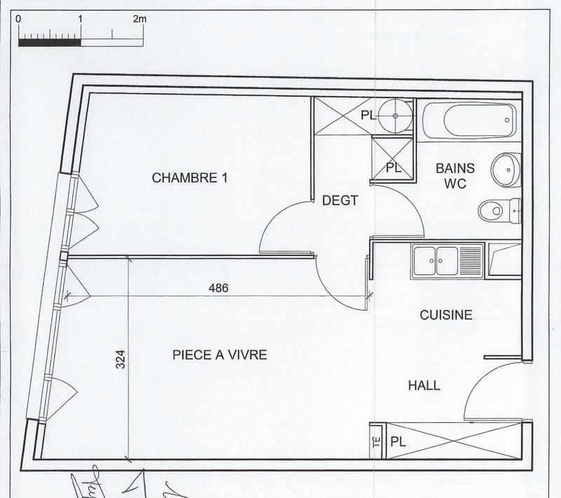 Appartement - 42 m² - 2 pièces