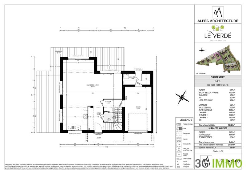 Maison - 139 m² - 5 pièces