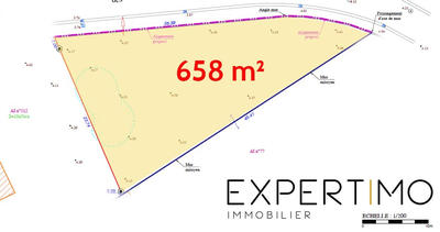 Terrain - 658 m²