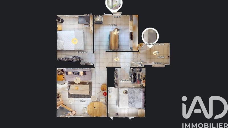 Appartement - 62 m² - 4 pièces