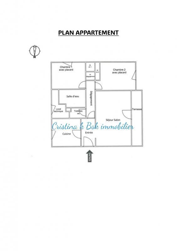 Appartement - 66 m² - 3 pièces