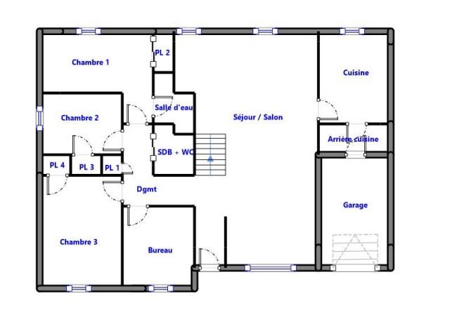 Maison - 103 m² - 5 pièces