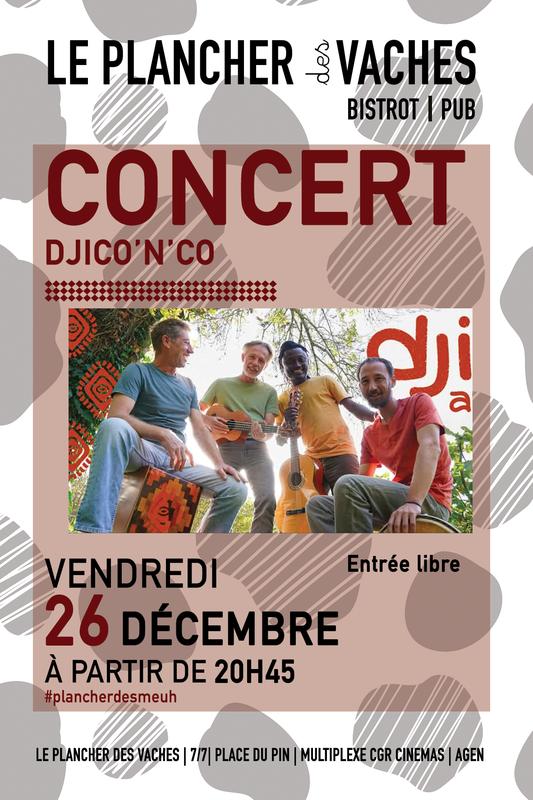 Concert musique africaine contemporaine : Djiko’n’Co