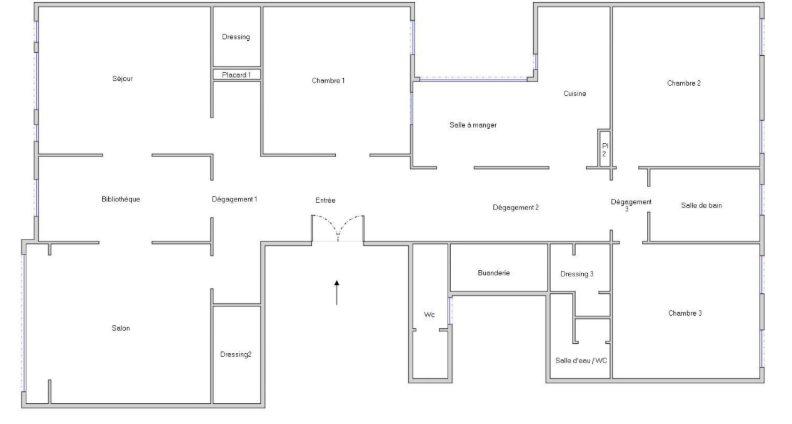 Appartement - 212 m² - 5 pièces