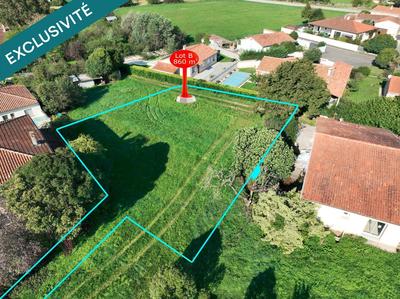 Terrain - 860 m²