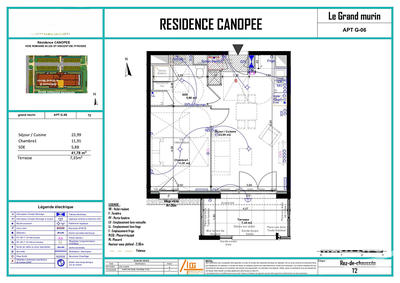 Appartement - 42 m² - 2 pièces