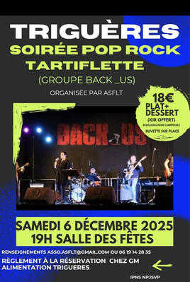 Soirée Pop Rock Tartiflette