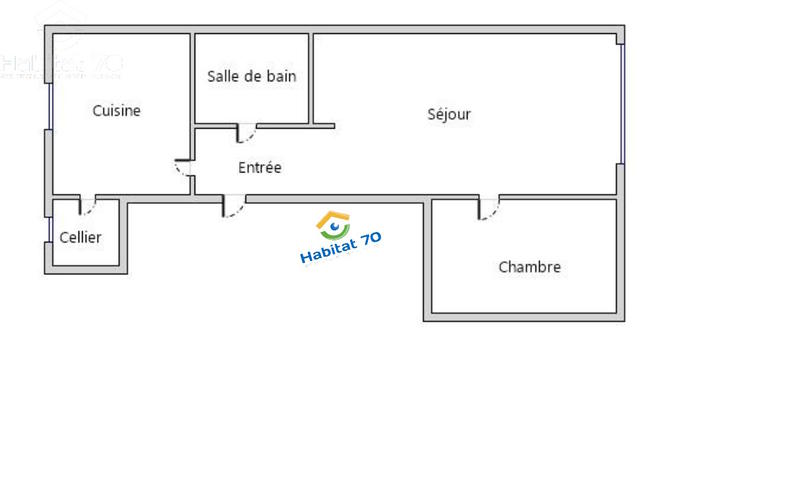 Appartement - 48 m² - 2 pièces