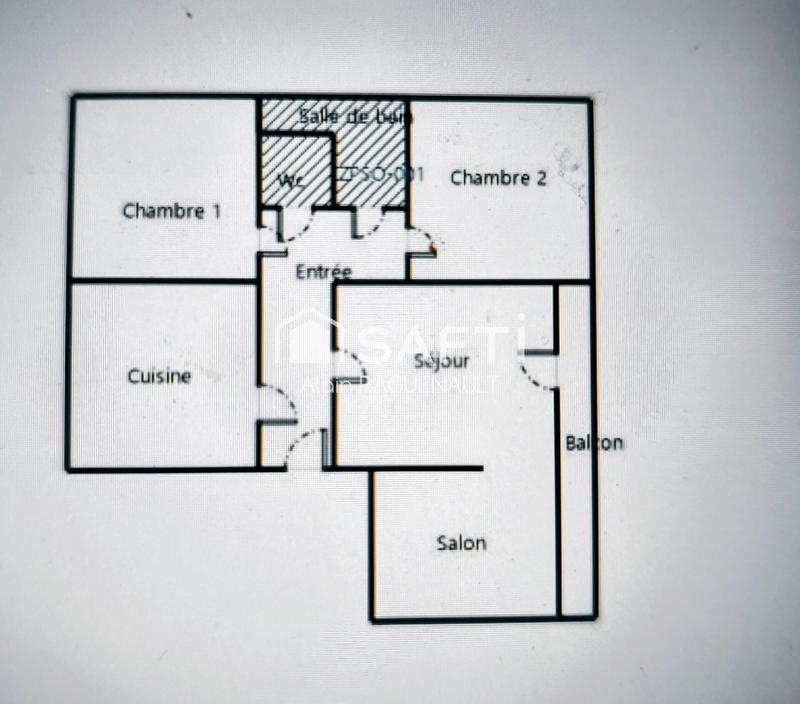 Appartement - 63 m² - 3 pièces