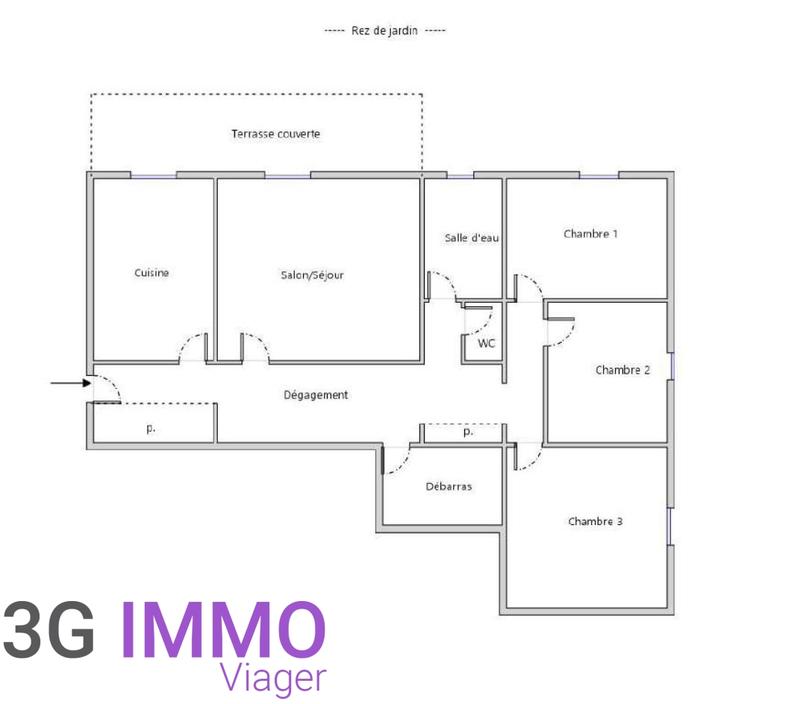 Viager - Villa - 210 m² - 8 pièces