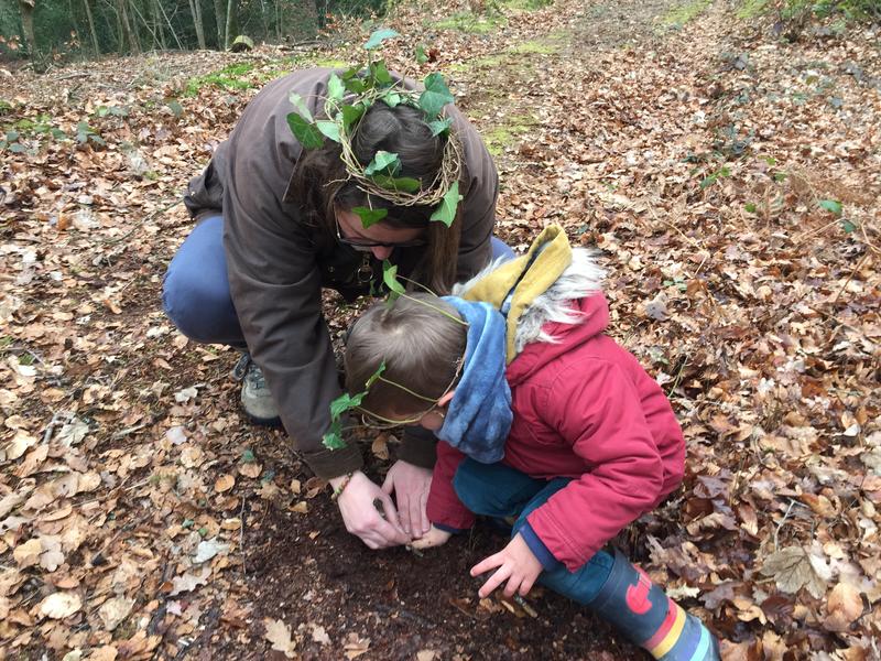 Balade : jeux d'hiver en forêt
