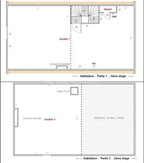 Maison de ville - 112 m² - 5 pièces