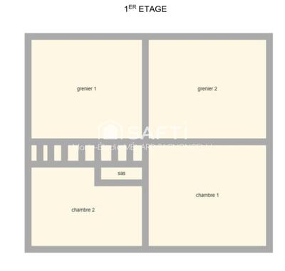 Maison - 76 m² - 6 pièces