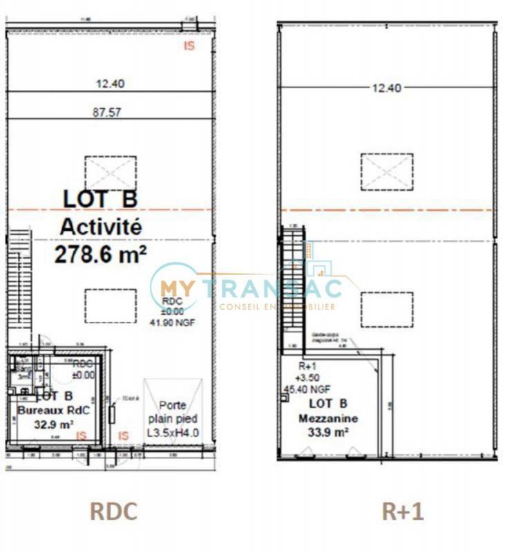Local d'activités - 343 m²